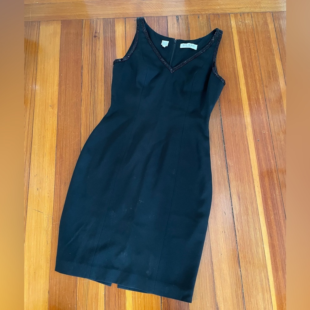 Vintage Bill Blass Little Black Dress size 8